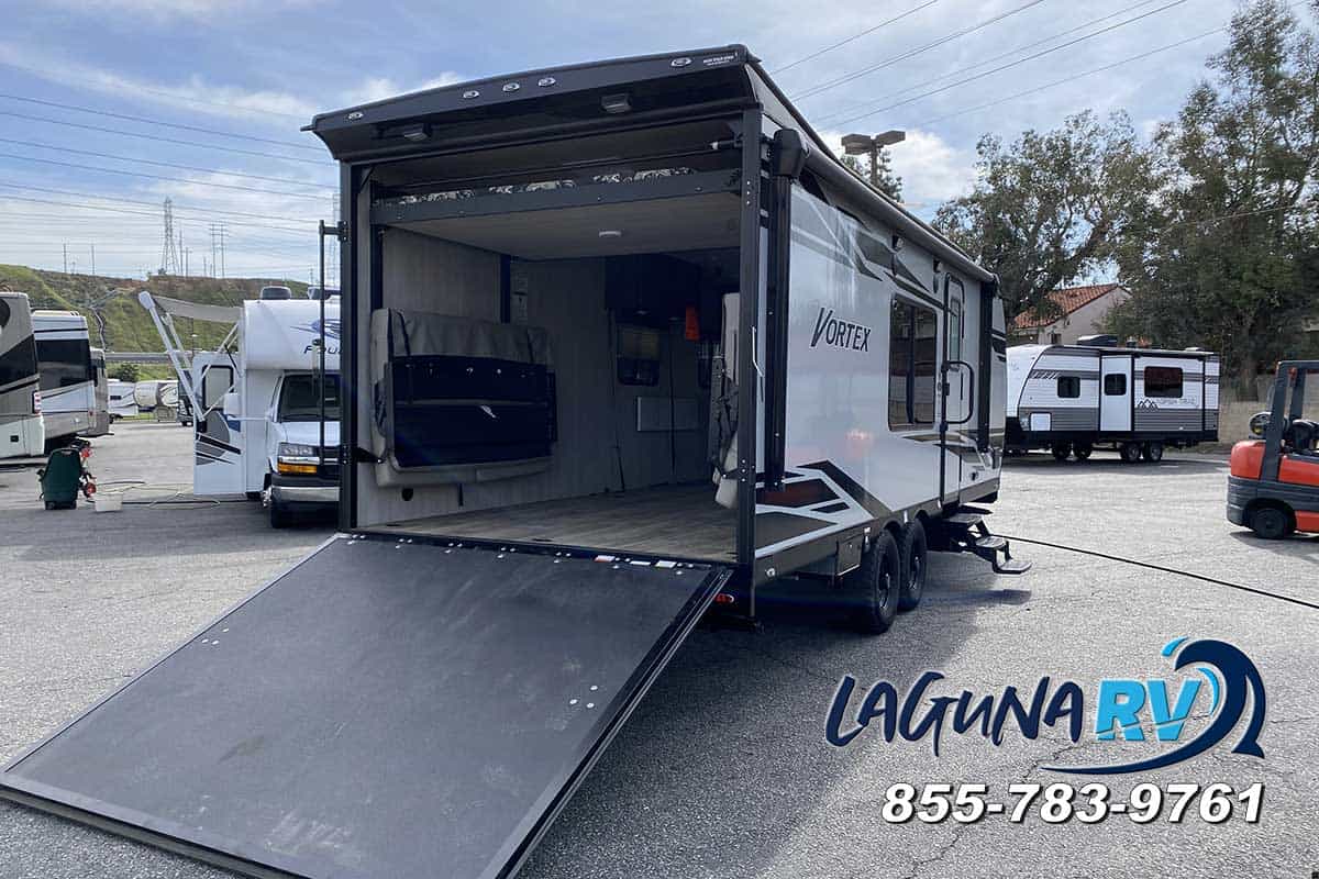 2024 Genesis Supreme Vortex toy hauler for sale | Laguna RV in Colton CA