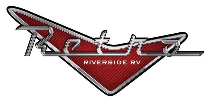Riverside RV Retro travel trailer RV logo